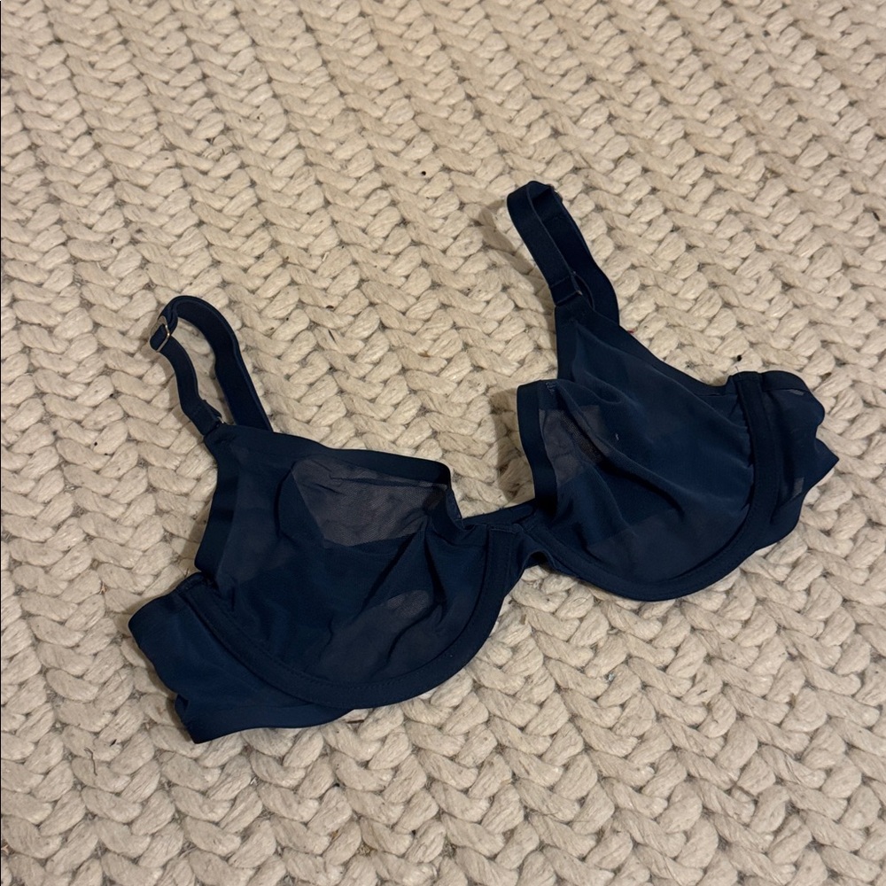 CUUP Navy Blue Underwire Bra